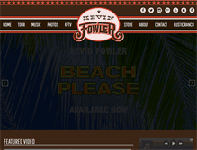 Tablet Screenshot of kevinfowler.com